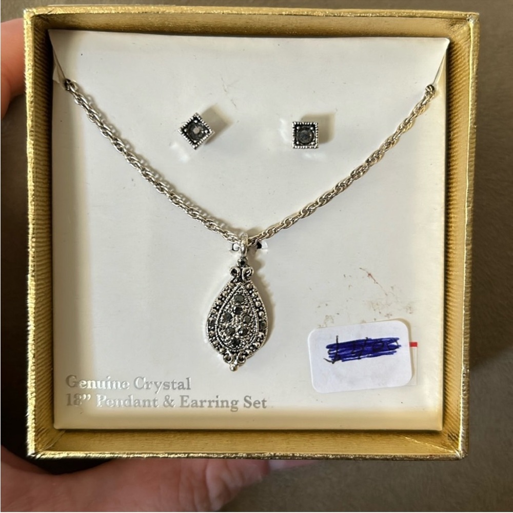 Necklace and Earrings